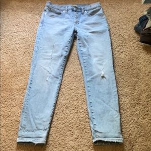 Madewell high rise skinny jeans